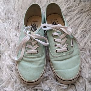 Vans Pastel Teal Blue Skate Shoes